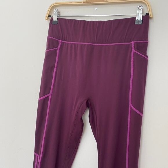 All Access Purple Side Pocket Leggings Size Medium - Picture 3 of 5